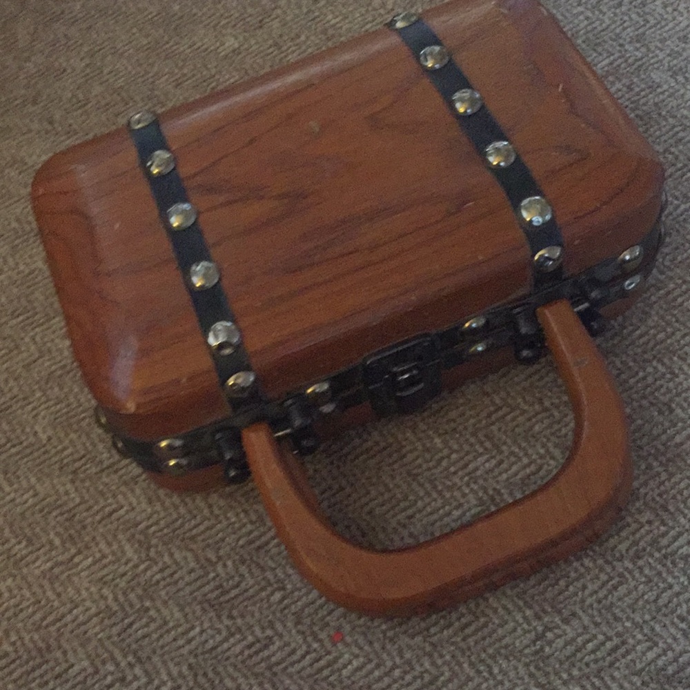 Wooden purse